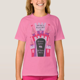 T-shirt de fête d'anniversaire du CHÂTEAU PRINCESS