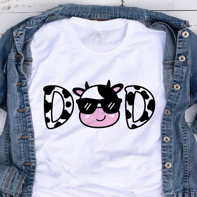 T-shirt de fête d'anniversaire papa vache (Créateur téléchargé)