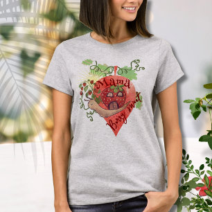 T-Shirt de Fête de Bébé Mama Berry Sweet