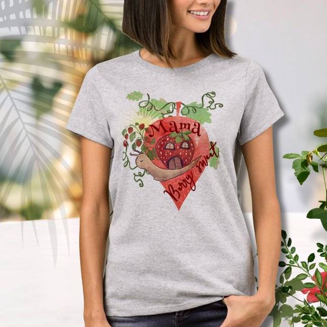 T-Shirt de Fête de Bébé Mama Berry Sweet (Mama Berry Sweet Baby Shower T-Shirt)