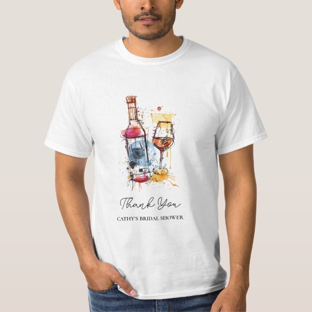 T-Shirt de Fête de Mariage de n'importe quelle cou (Devant)