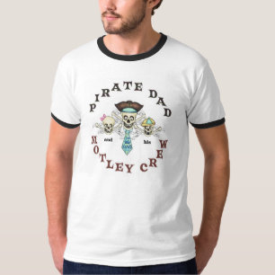 T-shirt de fête des pères de pirate