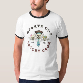 T-shirt de fête des pères de pirate