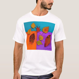 T-shirt de feuille d'automne