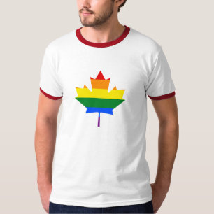 T-shirt de feuille d'érable de fierté