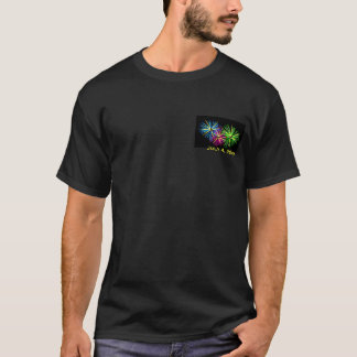 T-shirt de feux d'artifice