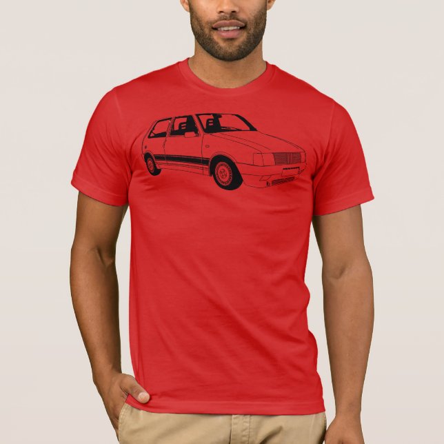 T-shirt de Fiat Uno Turbo C.-À-D. (Devant)