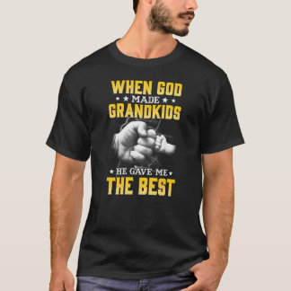 T-shirt de fier grand-père béni avec les meilleurs