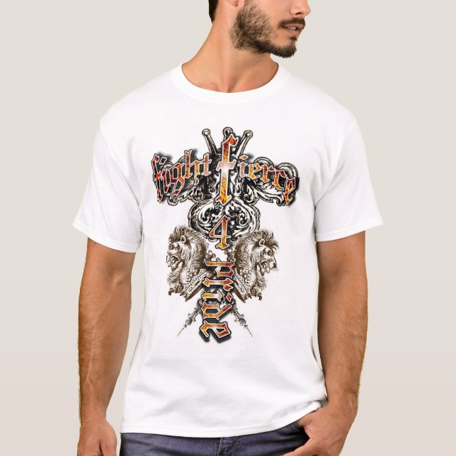 T-shirt de fierté de FightFierce 4 (Devant)