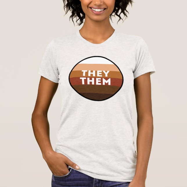 T-shirt de fierté des gens de couleur (Devant)