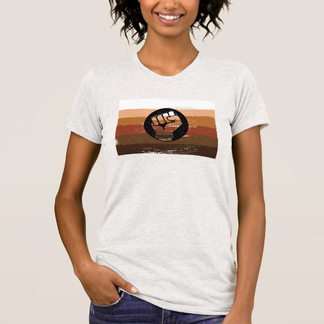 T-Shirt de Fierté des Personnes de Couleur (Devant)