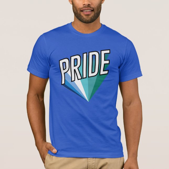 T-shirt de fierté gay masculin (Devant)