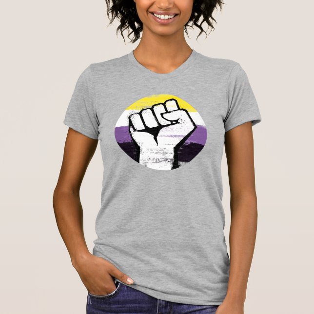 T-Shirt de Fierté Non Binaire (Devant)