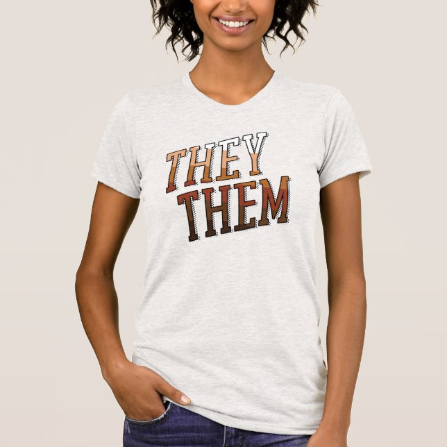 T-shirt de fierté pour les gens de couleur (Devant)