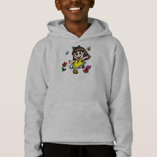 T-shirt de fille de cercle de danse polynésienne