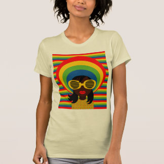 T-shirt de fille de diva d'âme