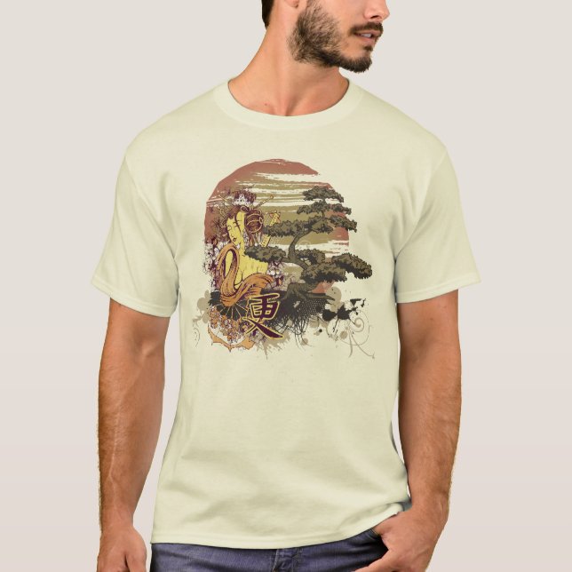 T-shirt de fille de geisha (Devant)