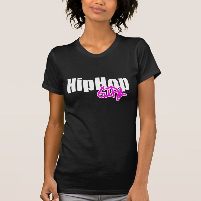 T-shirt de fille de hip hop (Devant)
