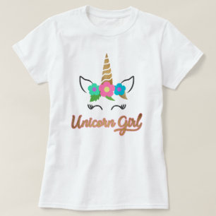 T-shirt de fille de licorne/T-shirt de licorne