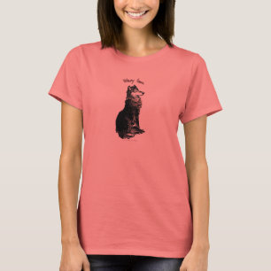 T-shirt "de fille de Wolfy"