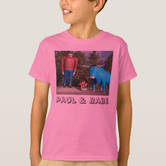 T-shirt de filles de "Paul et de bébé"