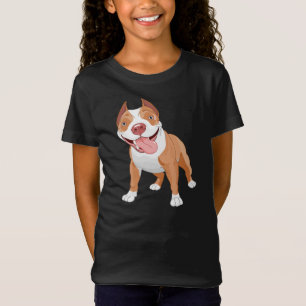 T-shirt de filles de pitbull