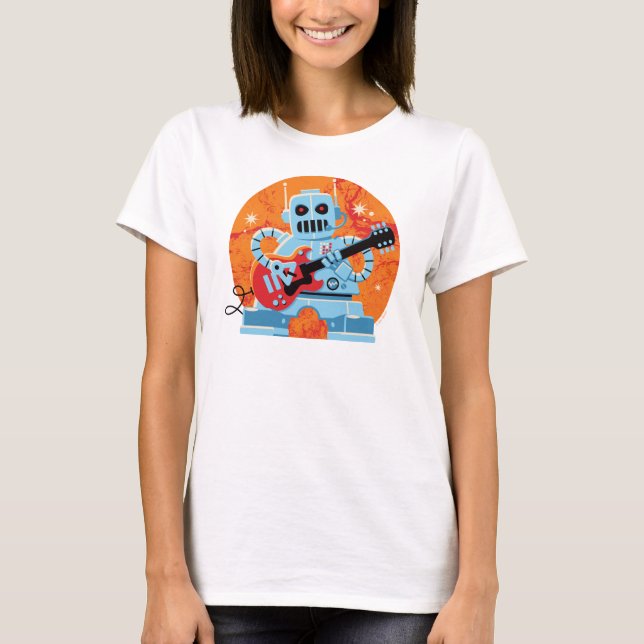 T-shirt de filles de Rockbot (Devant)