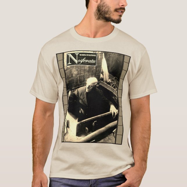 T-Shirt de film d'horreur Nosferatu Classique (Devant)