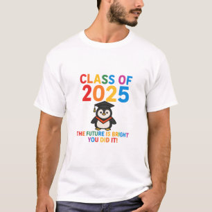 T-shirt de fin d'études de pingouin 2025 mignon