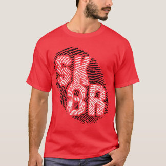 T-shirt de fingprint de sk8r
