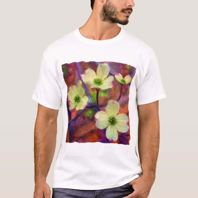 T-shirt de fleur de cornouiller (Devant)