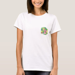T-shirt de fleur de ketmie