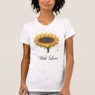 T-shirt de fleur de Sun (avec amour)