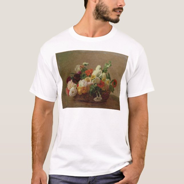 T-shirt De fleur toujours la vie (Devant)