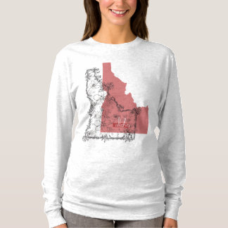 T-shirt de fleurs d'Idaho