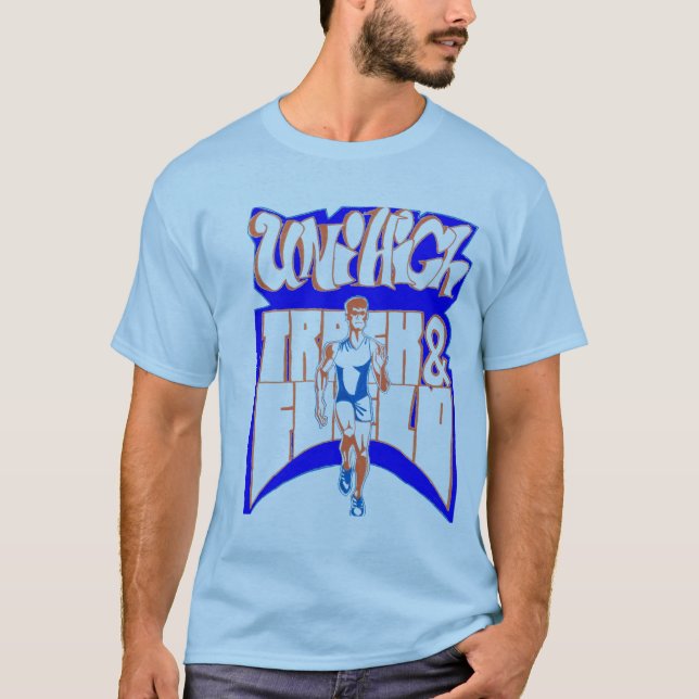 T-shirt de fonctionnaire de l'athlétisme du garçon (Devant)
