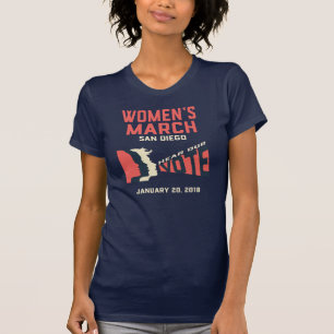 T-shirt de fonctionnaire de mars San Diego des