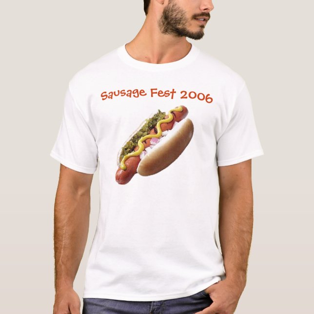 T-shirt de fonctionnaire du Fest 2006 de saucisse (Devant)