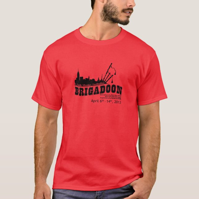 T-shirt de fonte de Brigadoon (Devant)
