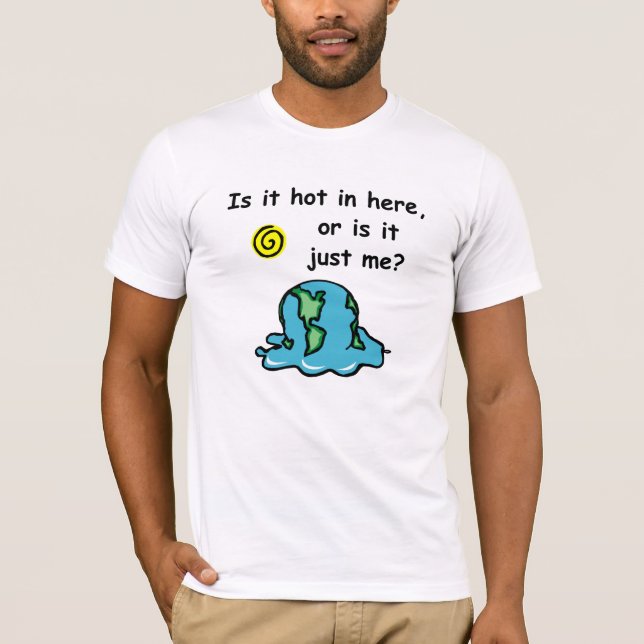 T-shirt de fonte de planète (Devant)