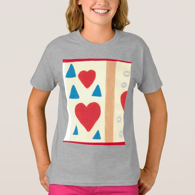 T-shirt de foot pour filles (Devant)
