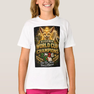 T-Shirt de football Algérie Coupe du Monde 2026 Ch