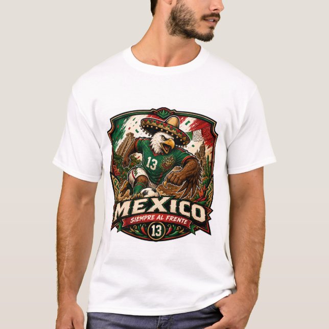 T-shirt de football Mexique (Devant)