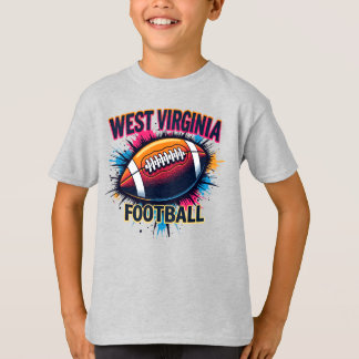 T-shirt de football pour enfants de Virginie-Occid