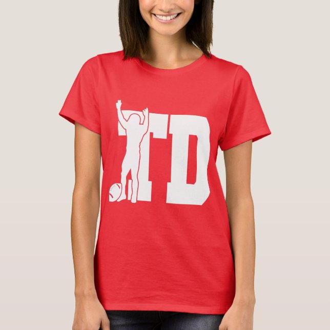 T-shirt de football TD (Devant)