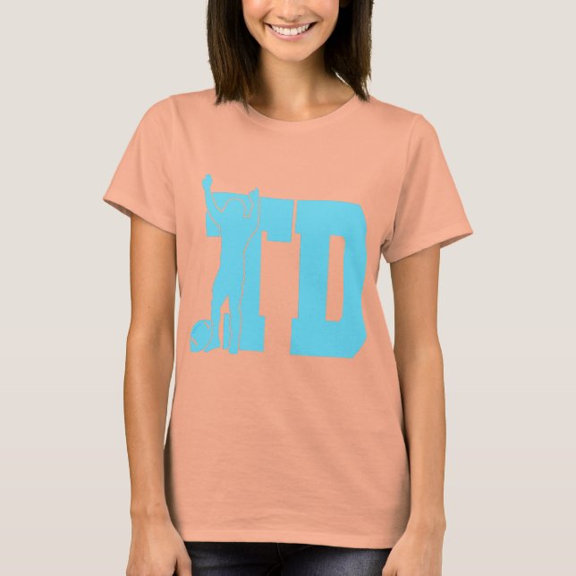 T-shirt de football TD (Devant)