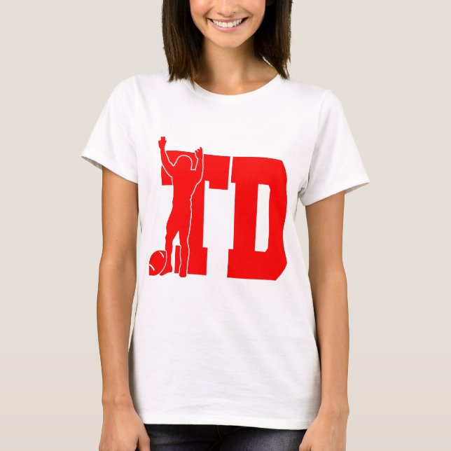 T-shirt de football TD (Devant)
