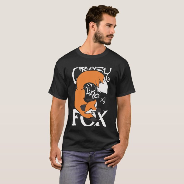 T-shirt de Fox fou comme le Fox d'A (Devant entier)