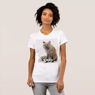 T-shirt de Fox, pièce en t rusée, habillement de