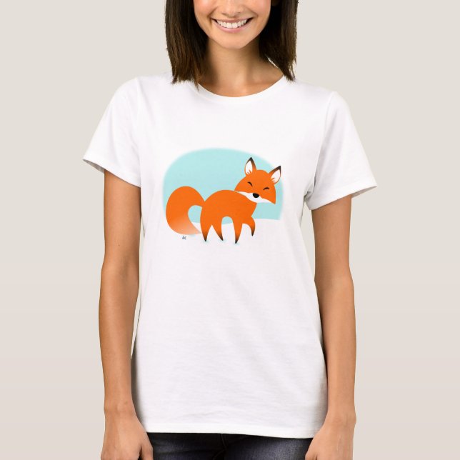 T-shirt de Fox rouge (Devant)